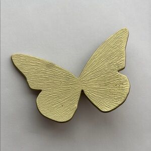 Vintage Neiman Marcus Goldtone Butterfly Brooch Scarf Clip